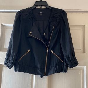 Aqua Black Lightweight Jacket Size 4